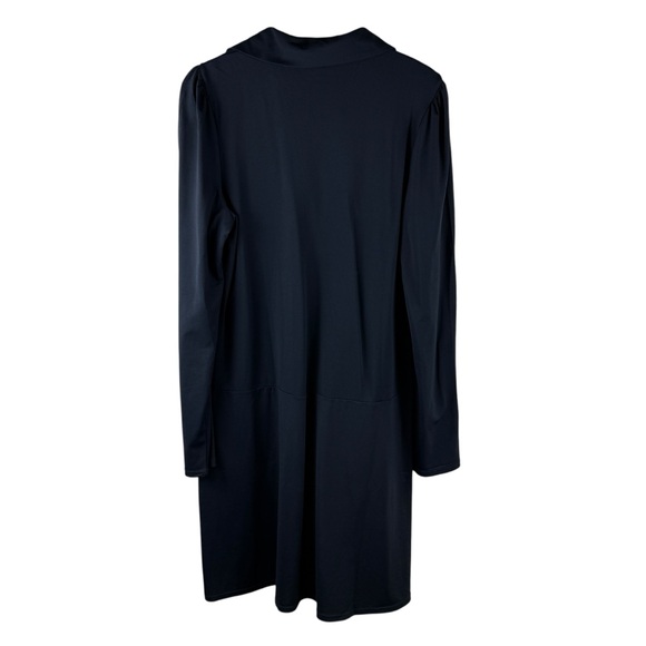 Lilly Pulitzer Brickell Dress UPF 50+ Black Collared Long Sleeve Size XL. New - Picture 5 of 7